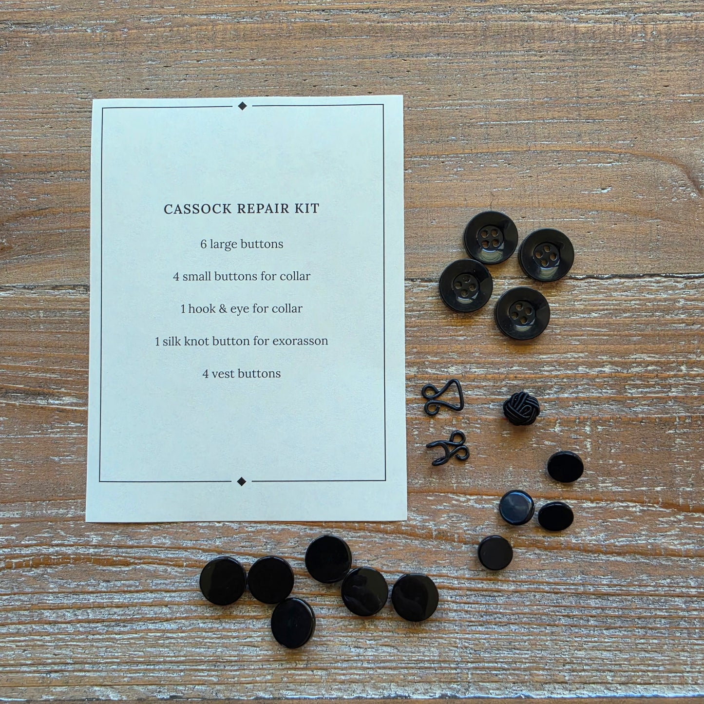 Cassock Repair Kit