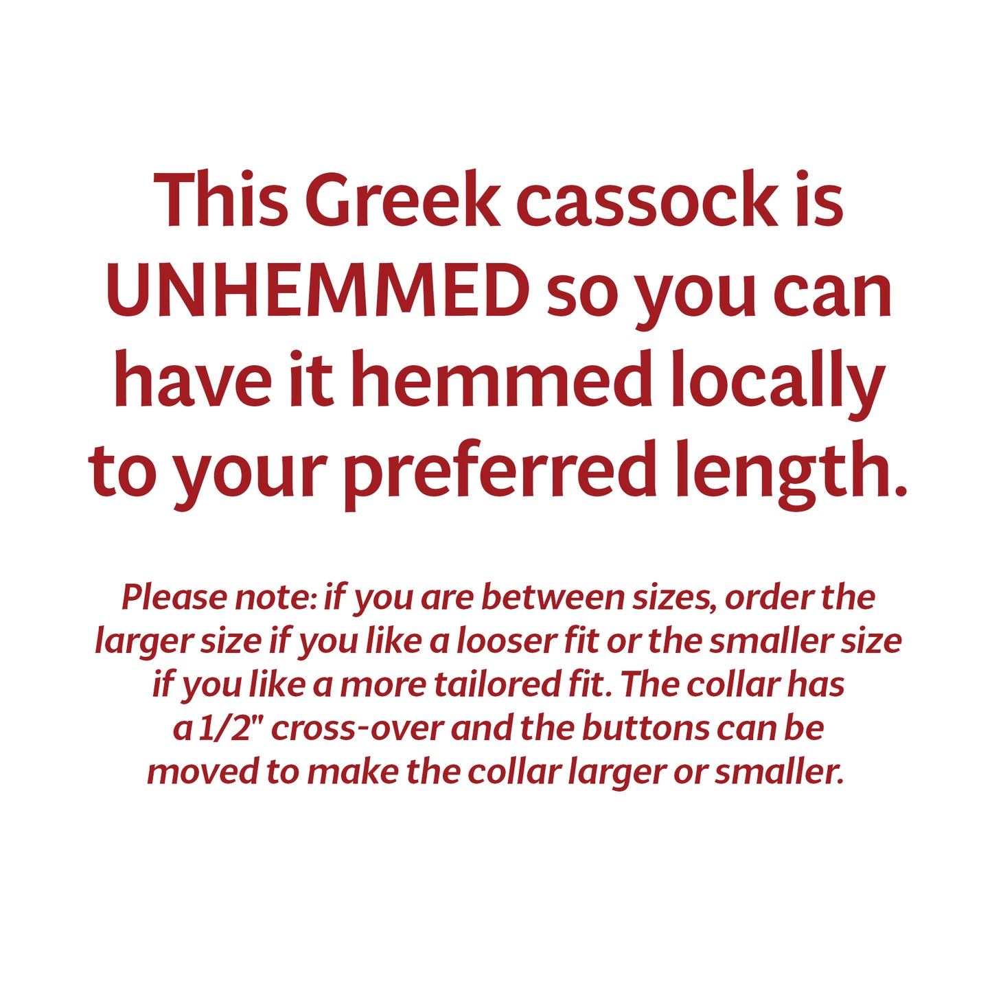 Greek Cassock