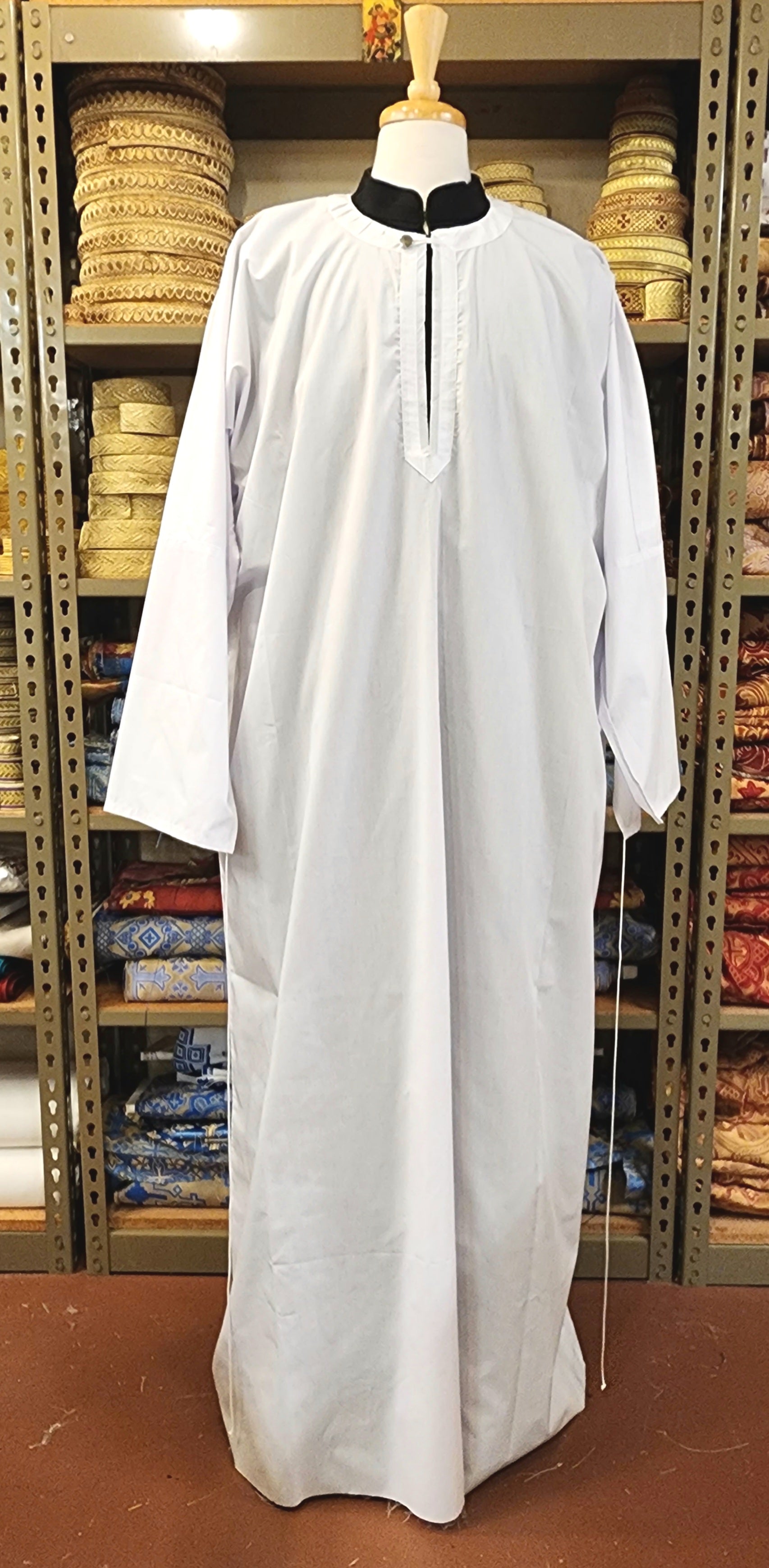Greek Orthodox liturgical garment white robe